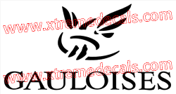 GAULOISES logo decal 1 colour